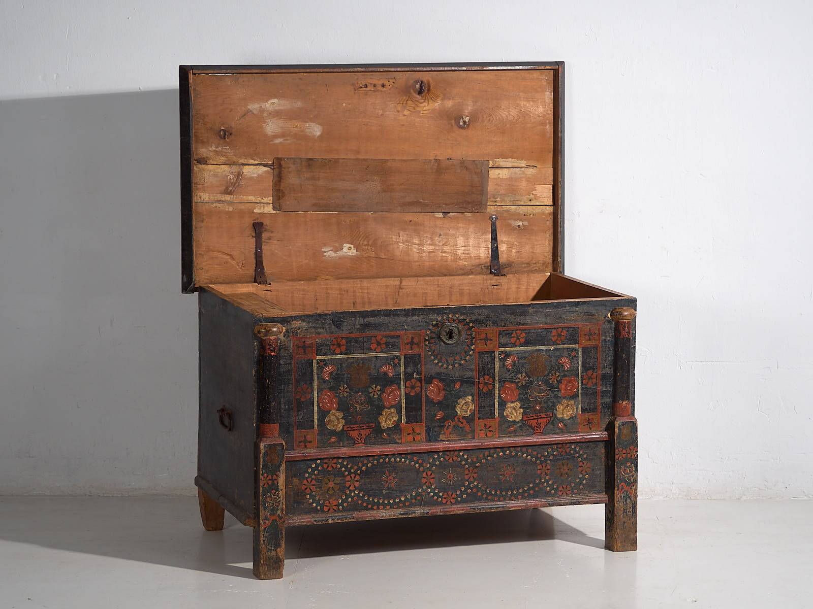 Antique painted chest (c.1870) #28