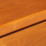 Italian architectural chest of drawers in ash