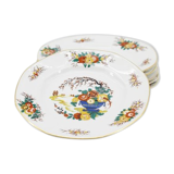 Set of limoges porcelain plates