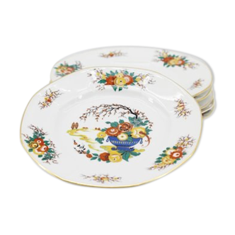 Lot d'assiettes en porcelaine de limoges