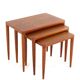 3 tables gigognes par Henry W. Klein pour Bramin