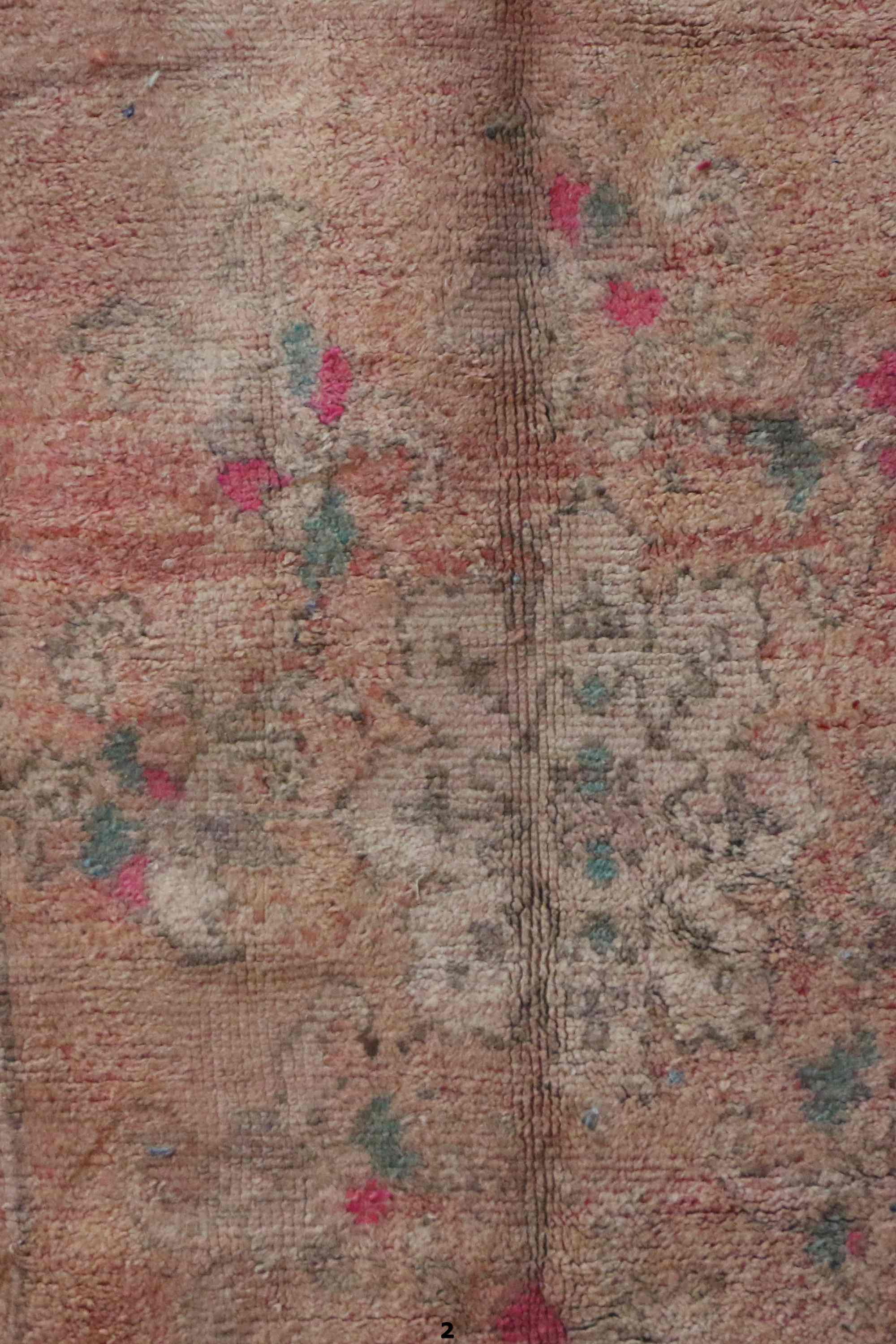 Old moroccan carpet - 193 x 373 cm
