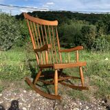 Wooden rocking-chair