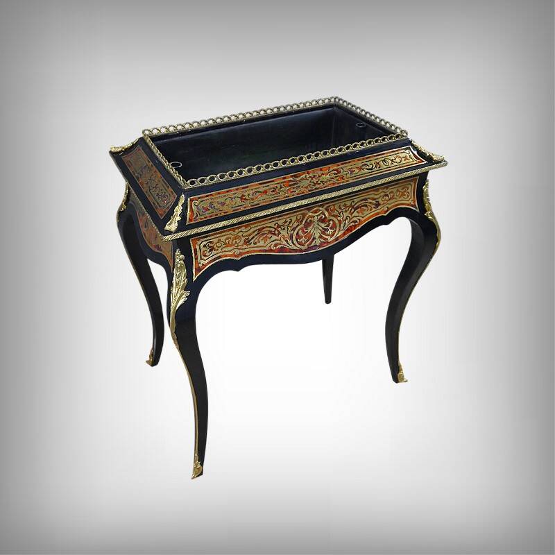Boulle Marquetry Jardinière, Napoleon III period – Mid 19th century