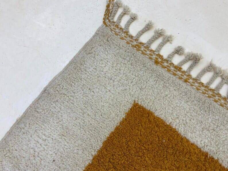 Handmade pure wool rug, traditionally woven, size 2/3 m.