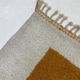 Handmade pure wool rug, traditionally woven, size 2/3 m.