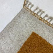 Tapis en laine pure fait main traditionnelle tissé main taille 2/3 m