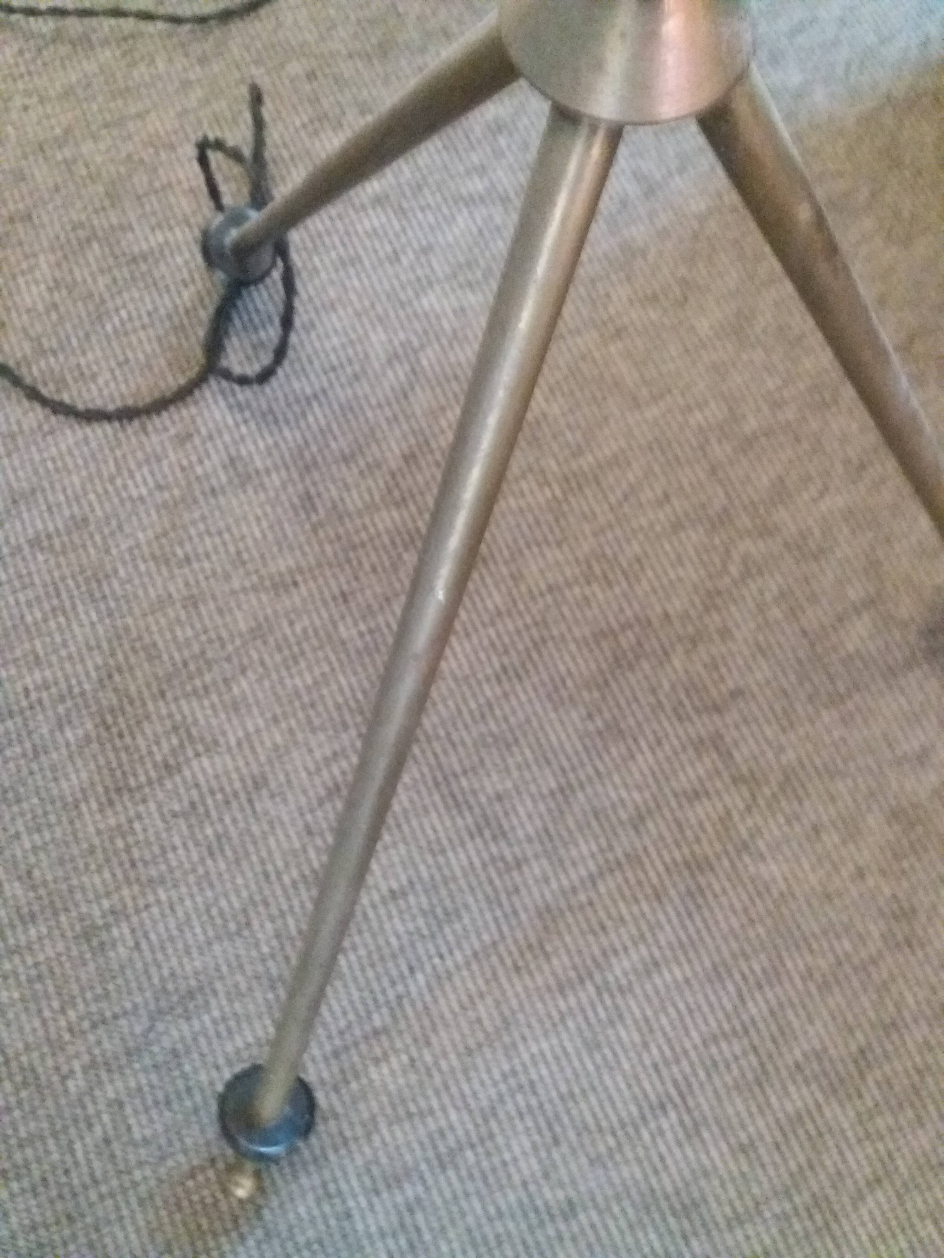 Floor lamp in brass 1950/1960