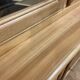 Display cabinet in solid cherry wood