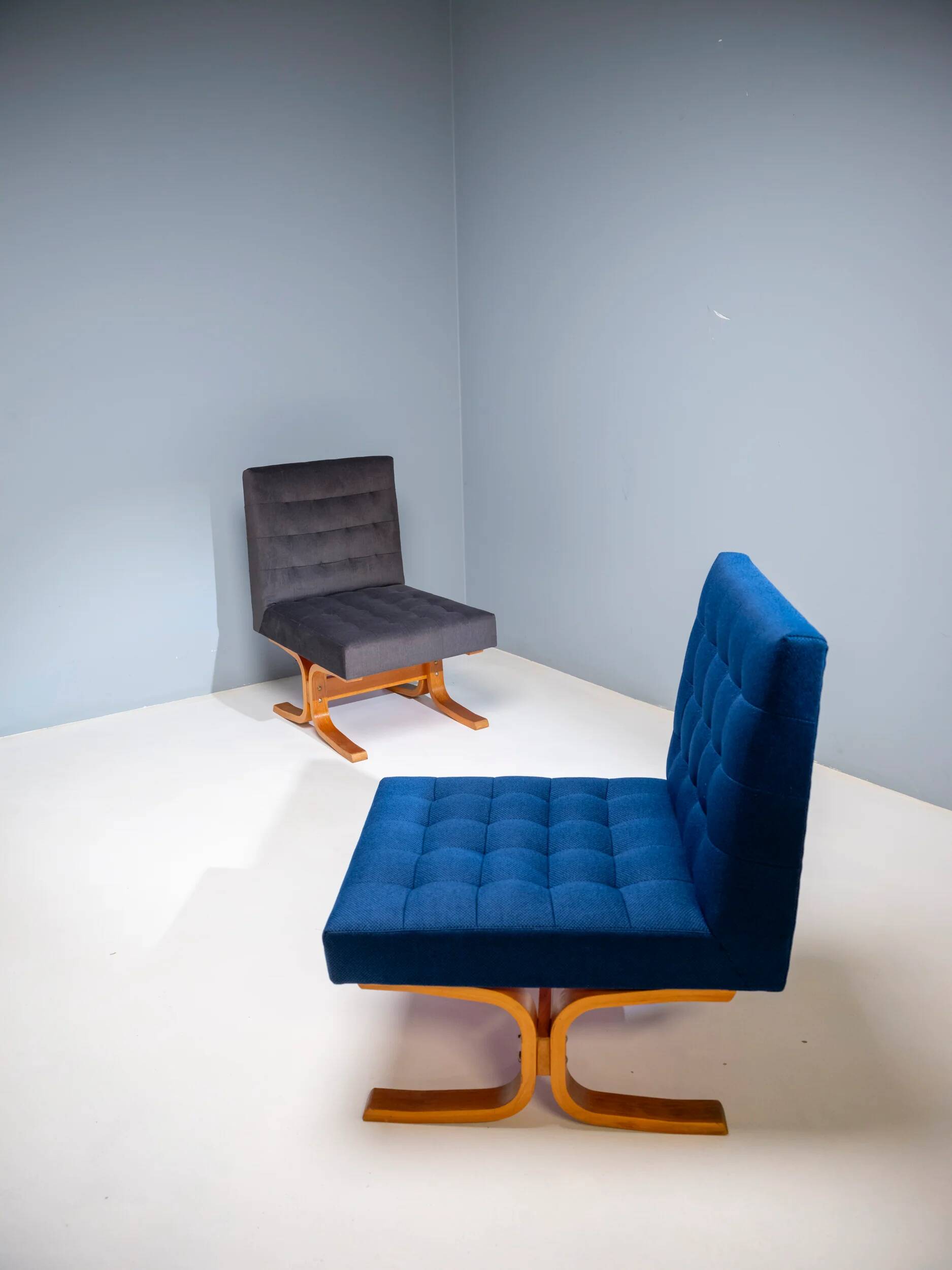 Armchairs, Ludvík Volák, 1960s, Czechoslovakia