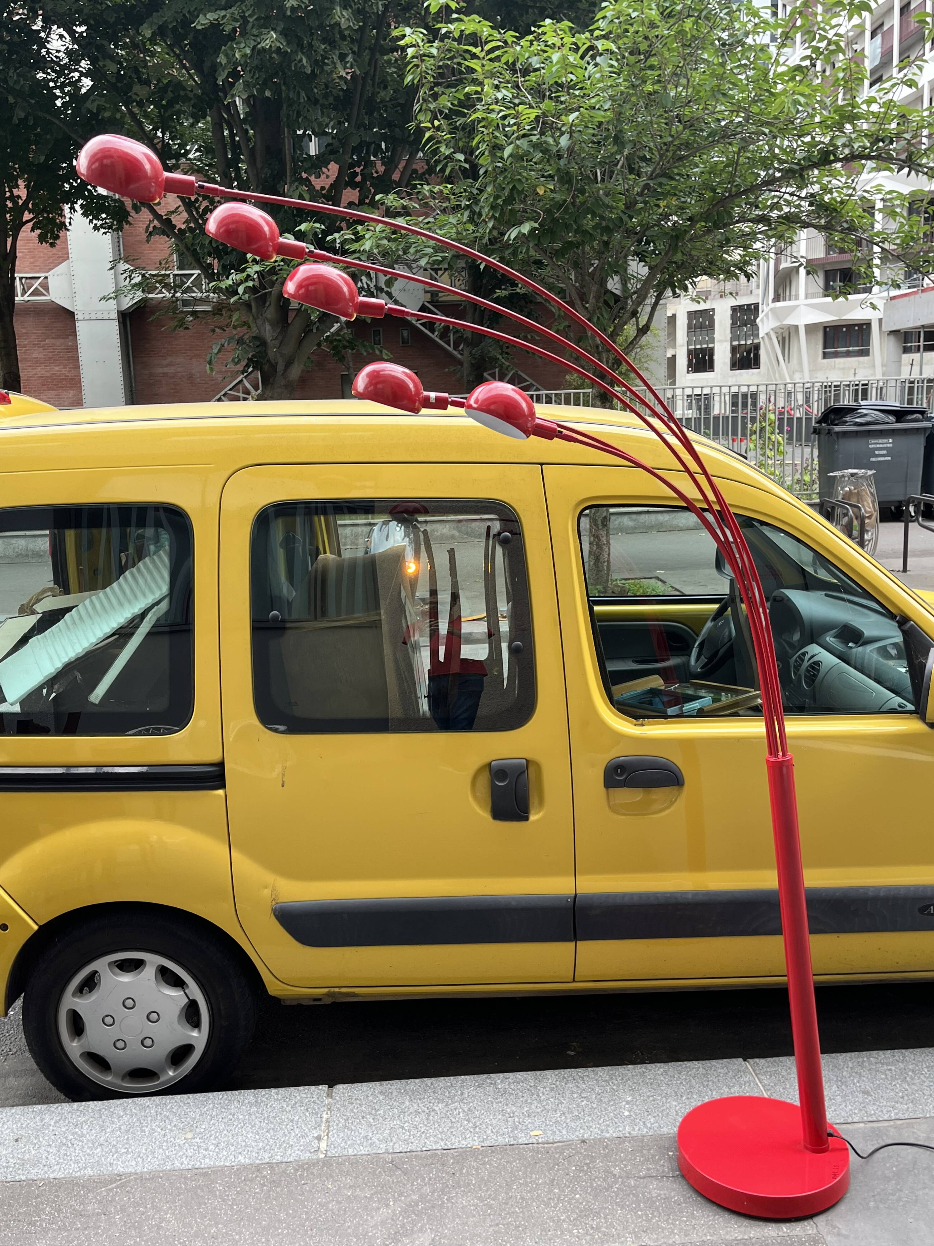 Large vintage 90s floor lamp