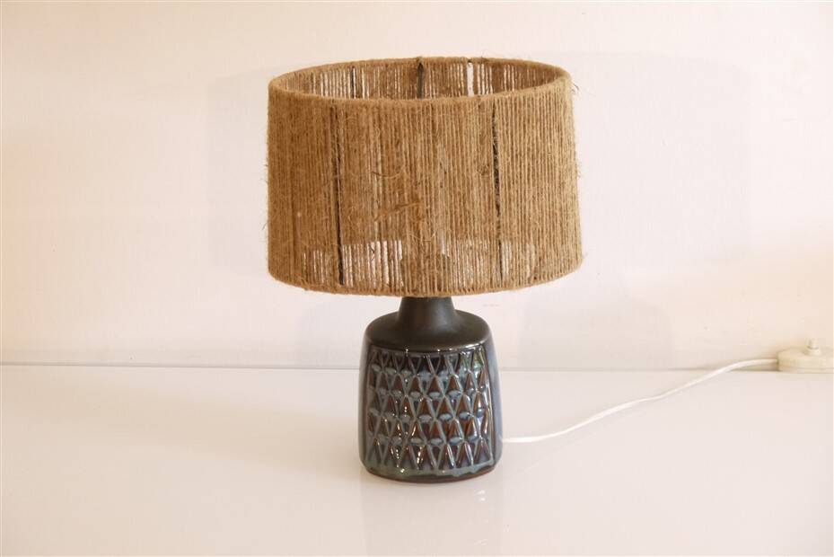 Lampe danoise en ceramique de Einar Johansen 1960