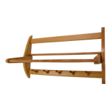 Mid-century wall folding  hanger and shelf, 1960's.