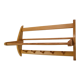 Mid-century wall folding  hanger and shelf, 1960's.
