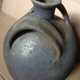 Old Oil Jug Jar Double Handle Terracotta