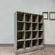 Large distressed wooden locker cabinet (renovated)