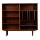Danish Design Rosewood Bookcase with LP Rack, 1960s