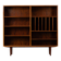 Danish Design Rosewood Bookcase with LP Rack, 1960s