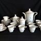 L. Bernardaud & Cie. - Limoges porcelain coffee set, Pompadour model, 1900s - 1927s