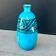 Ovoid ceramic vase with cracked blue glaze – Edmond Lachenal - Art Deco