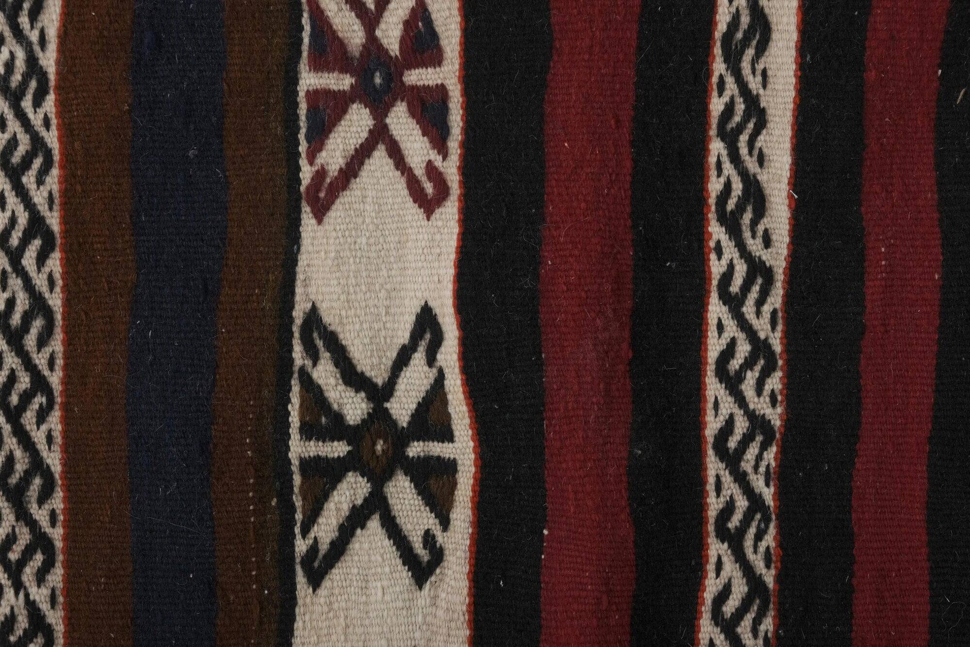 Vintage Turkish hallway rug 63x543 cm