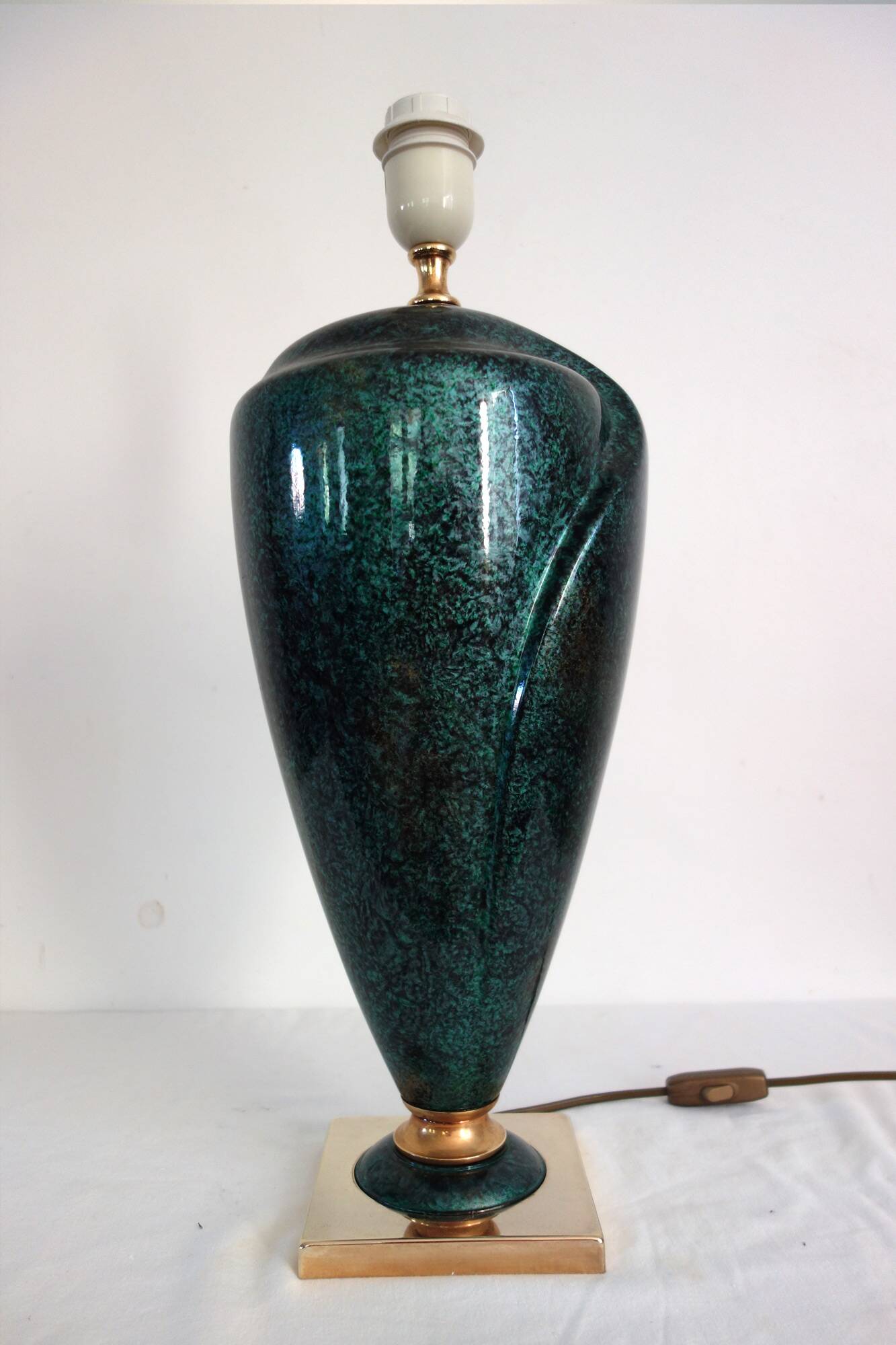 Robert de Schuytener ceramic living room lamp 1980