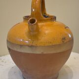 Old glazed ceramic jug