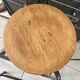 Series of 5 metal and wood workshop stools