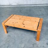 Scandinavian Modern Design Solid Pine Coffee Table, 1970s