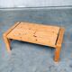 Scandinavian Modern Design Solid Pine Coffee Table, 1970s