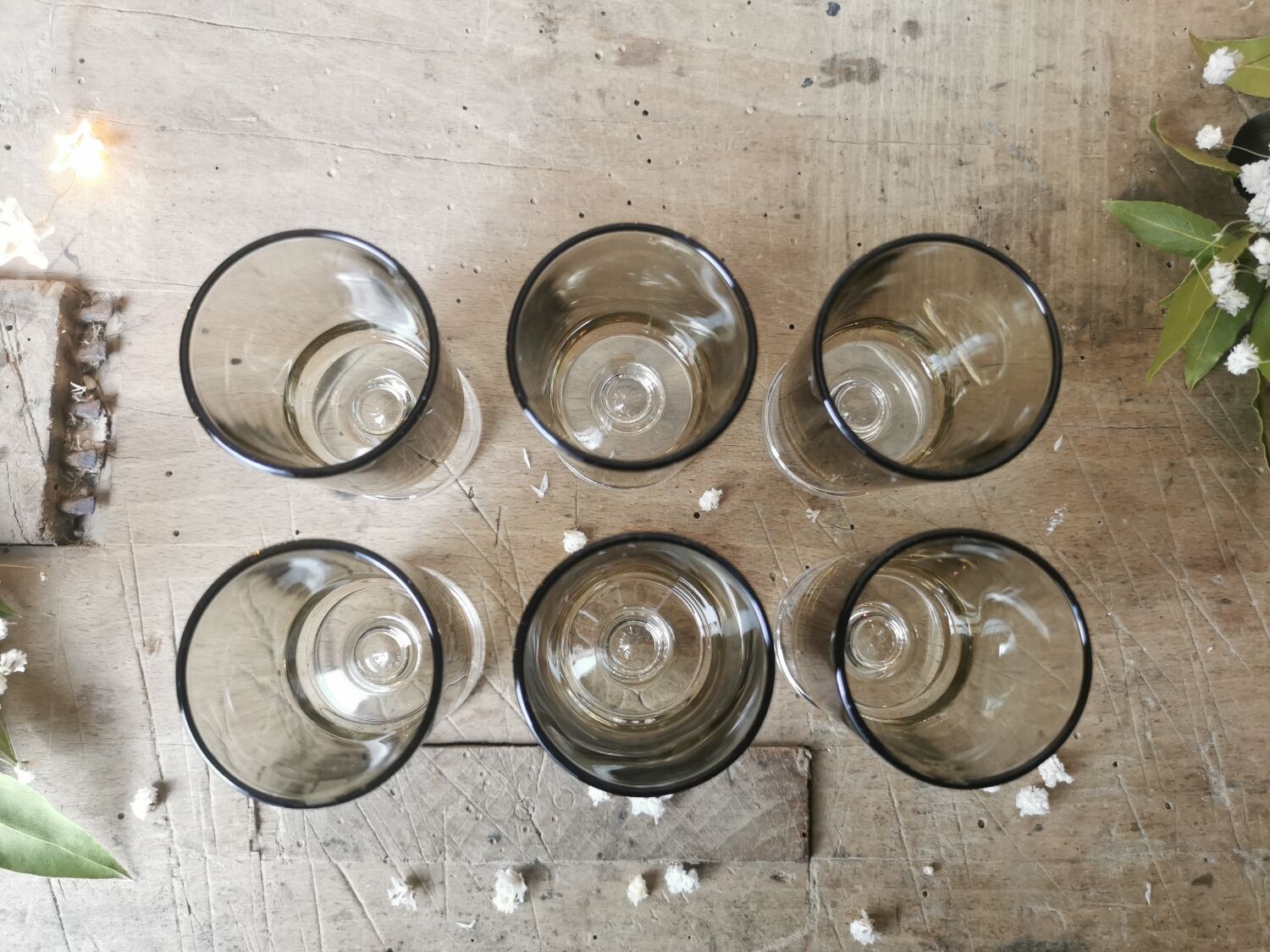 6 vintage luminarc lenses