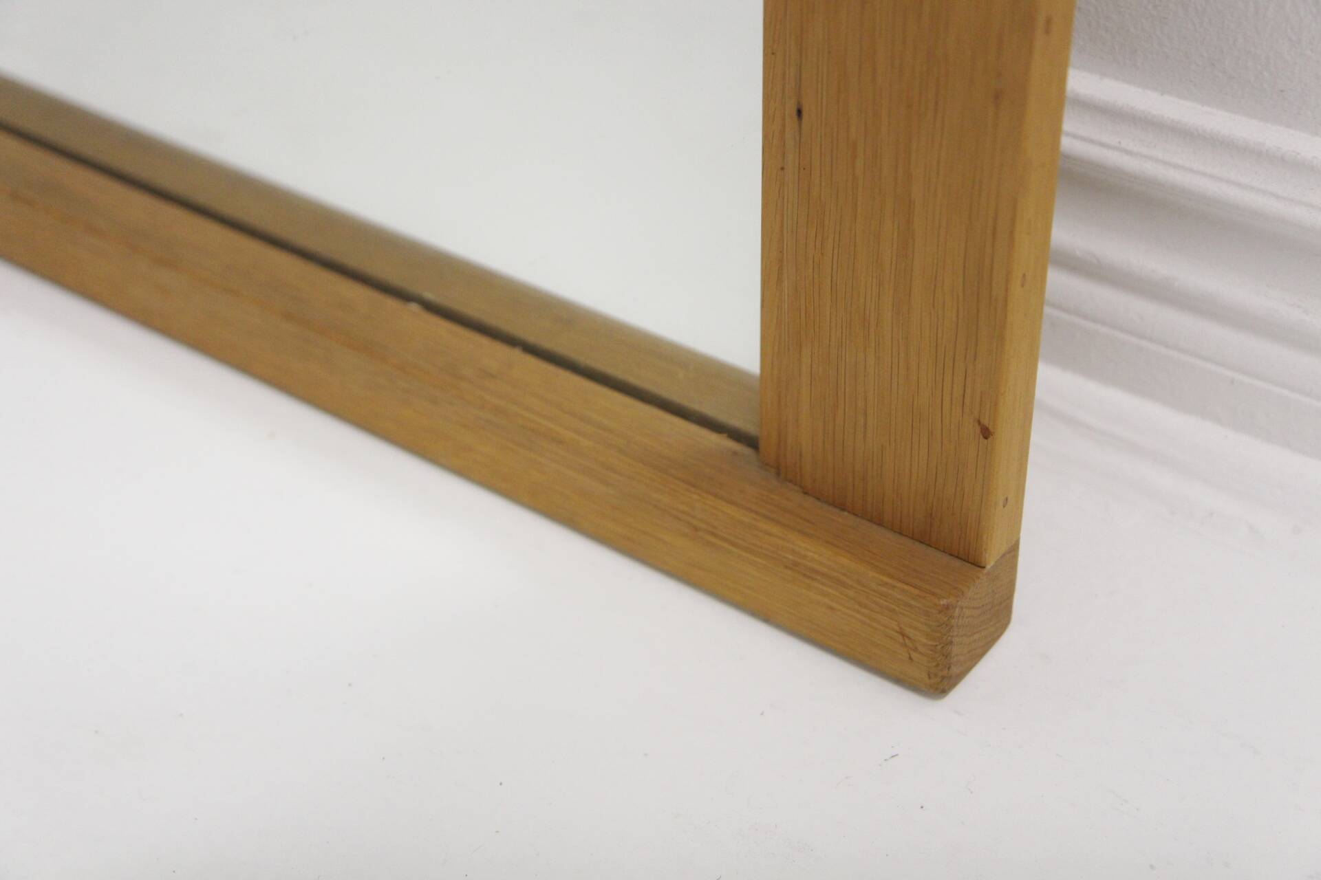 Scandinavian oak mirror Fröseke by Nybrofabriken, Sweden 1960