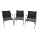 3 italian tonon design armchairs or office chairs, from the 1990s