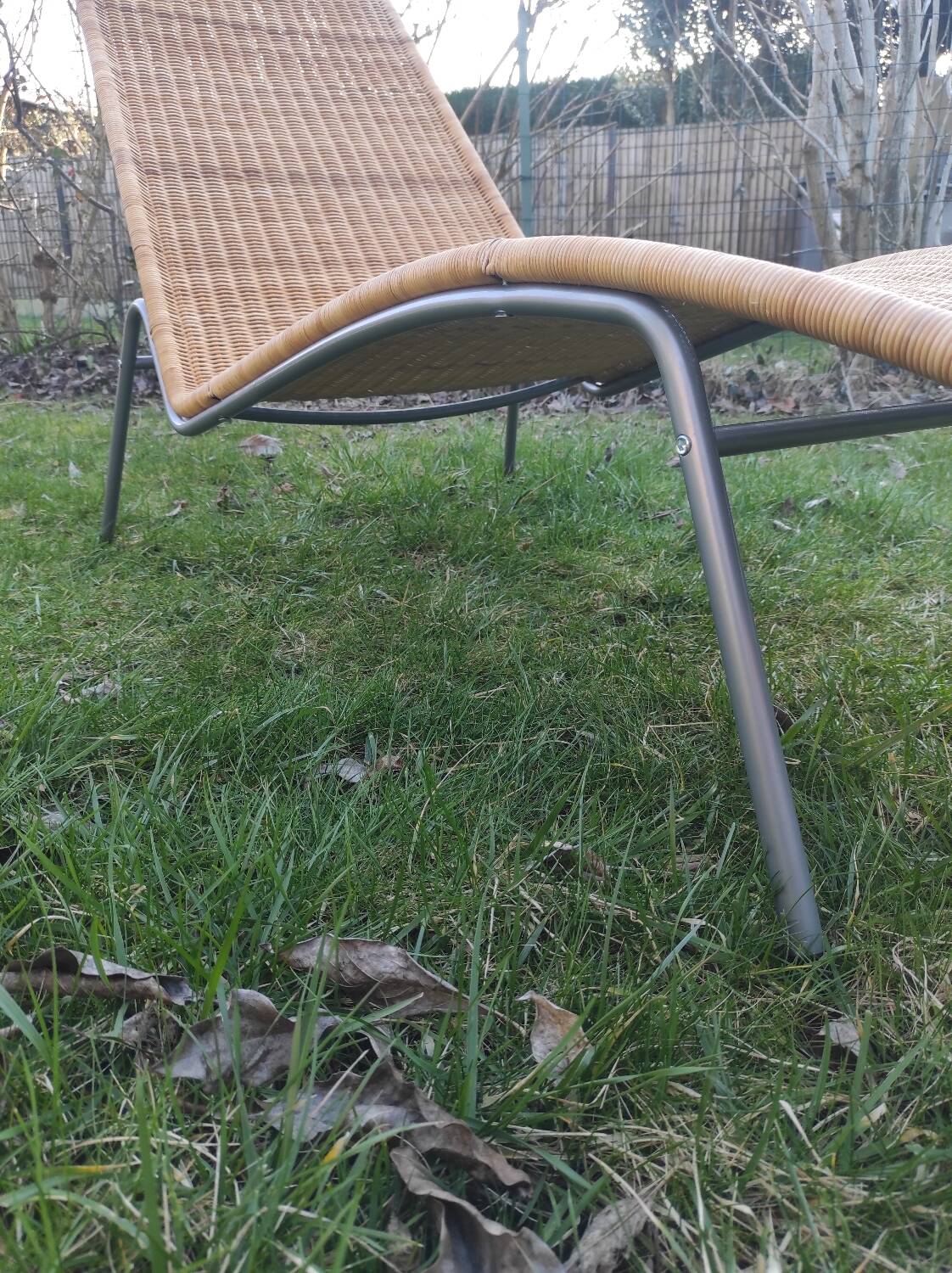 Deck chair, designer sun lounger