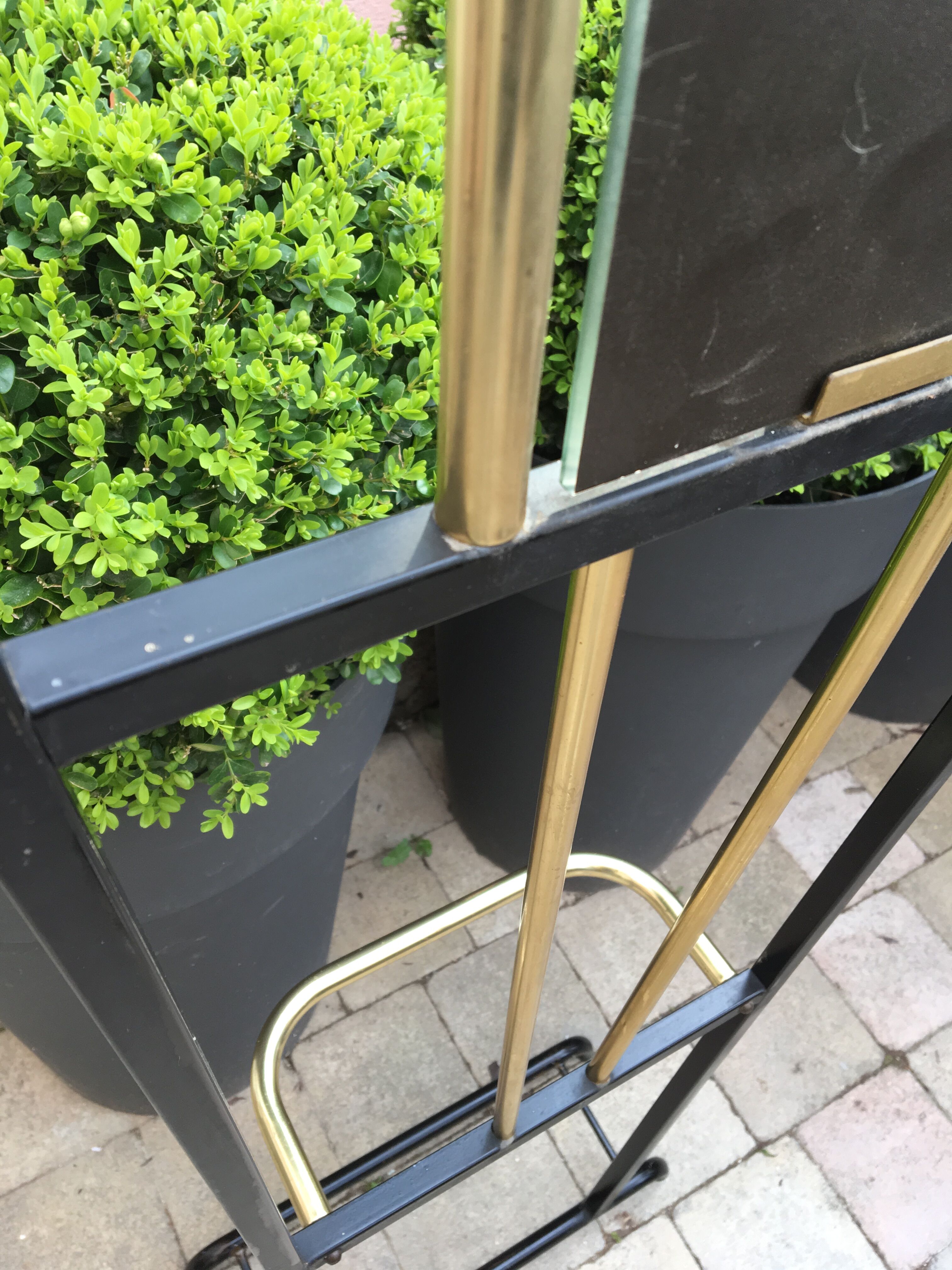 Vestiaire d’entrée miroir vintage 50