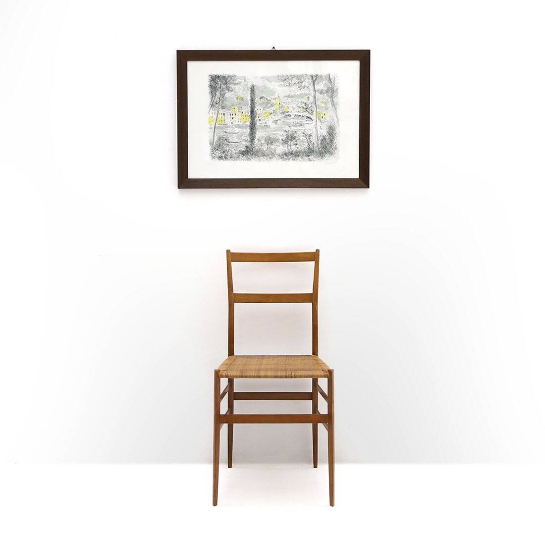 Michele Cascella, Portofino, 1960s, lithograph