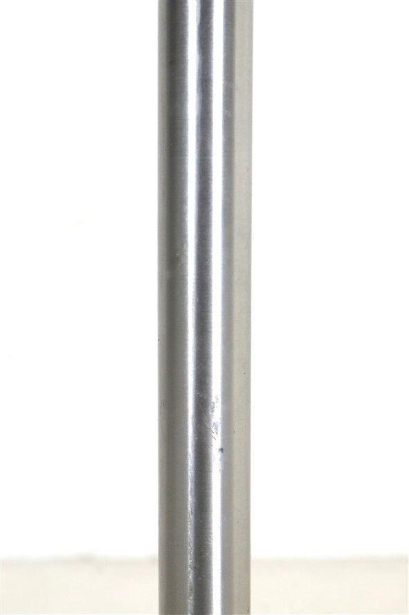 Big mid-century floor lamp / teak / aluminum / Danish modern design / 1960s / 1970s
