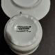 Pair of 20th century Couleuvre porcelain coffee cups