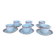 12-piece coffee service in porcelain Victoria from Czechoslovakia