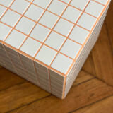 Cube - blanc/orange