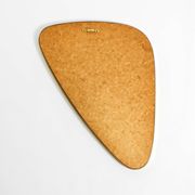 Heavy mid-century brass kidney-shaped wall mirror from Münchner Zierspiegel