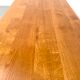 XL brutalist dining table in solid oak