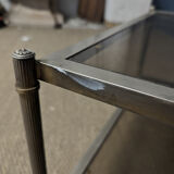 Neoclassical style brass coffee table