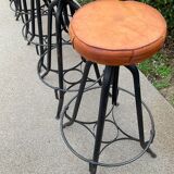 Set of 6 bar stools from the 50s