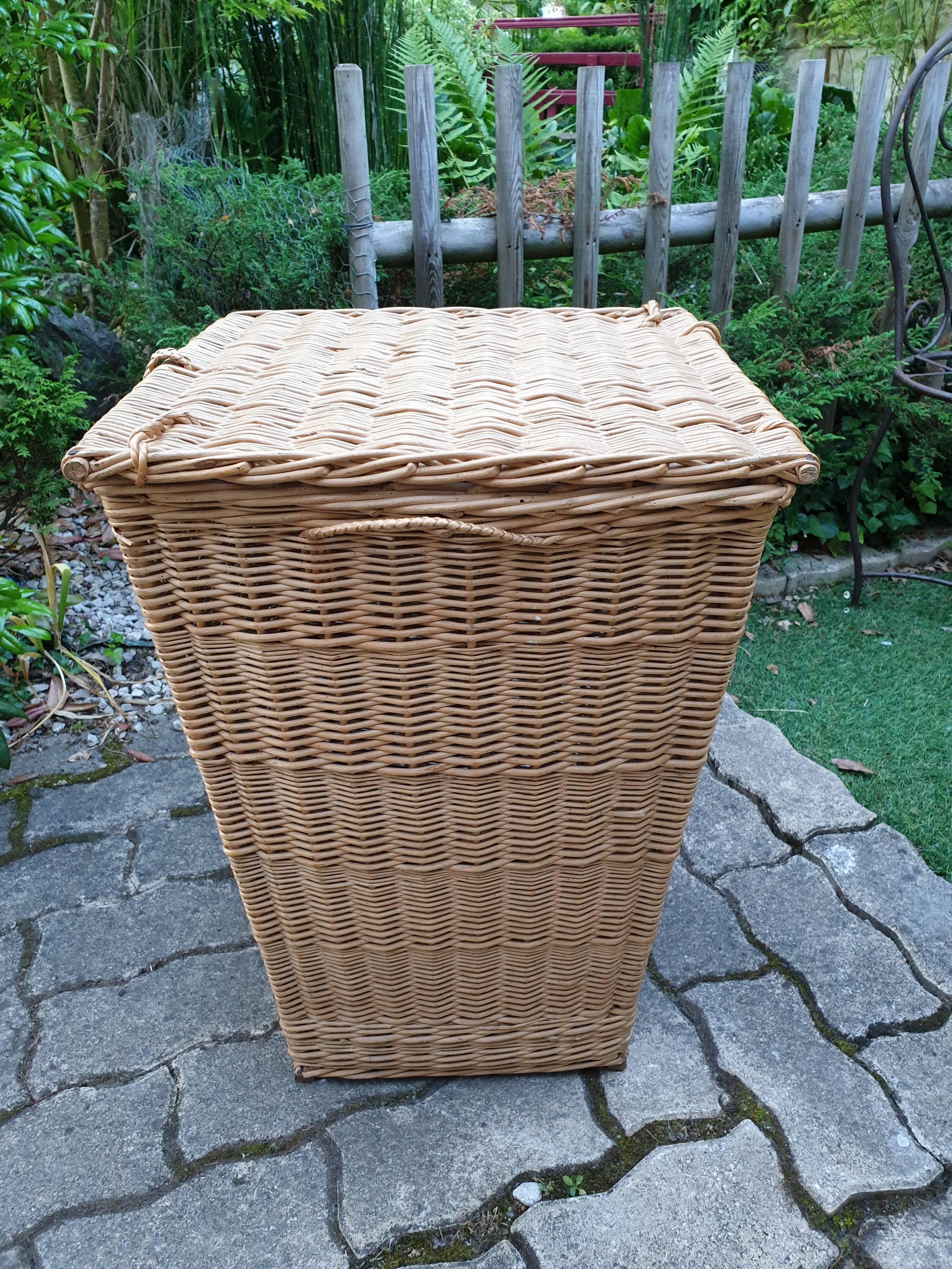 Wicker basket or laundry basket