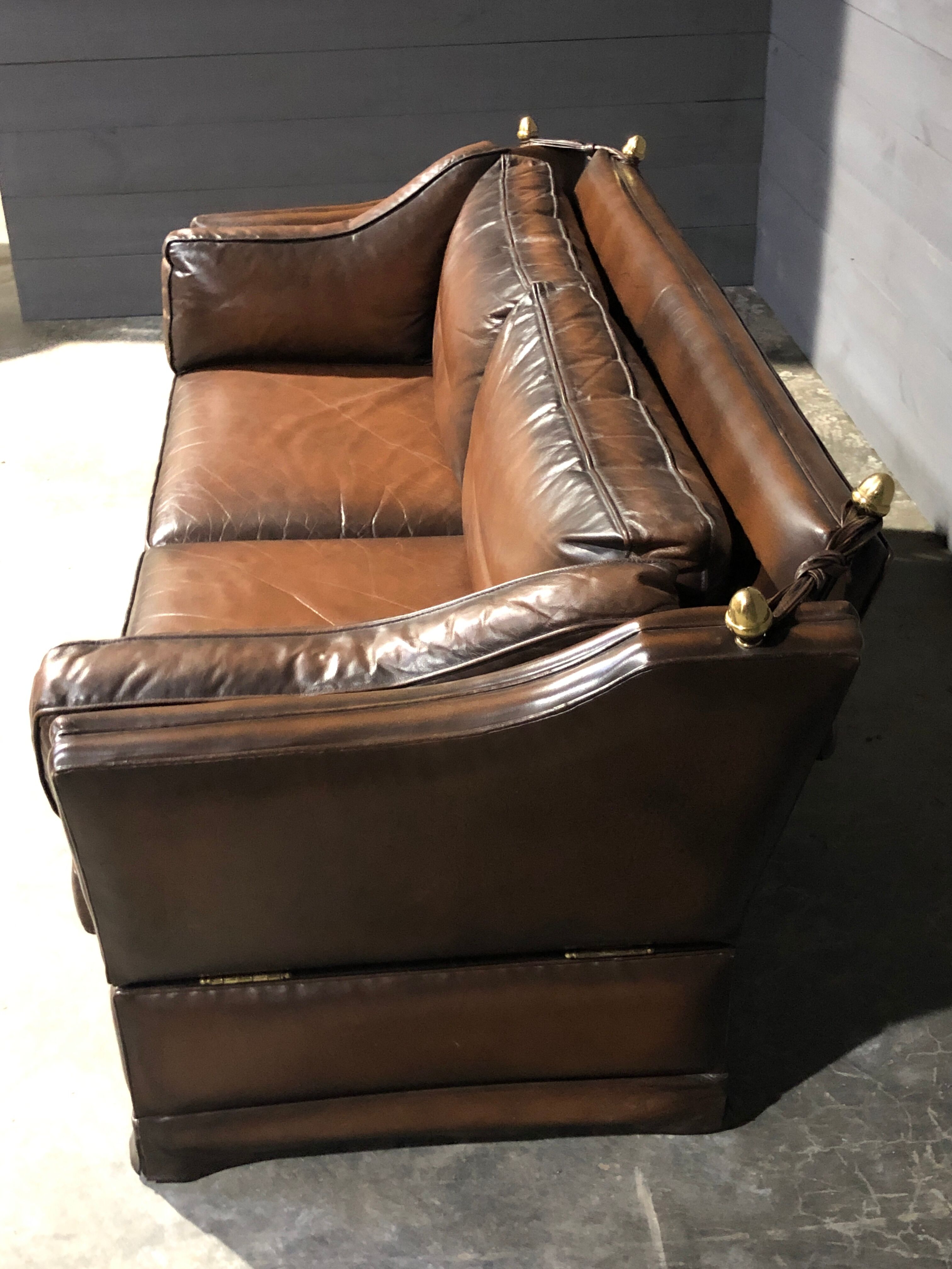 Leather sofa