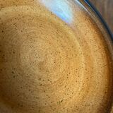 Série de 6 assiettes plates en grès vintage modèle Meylan