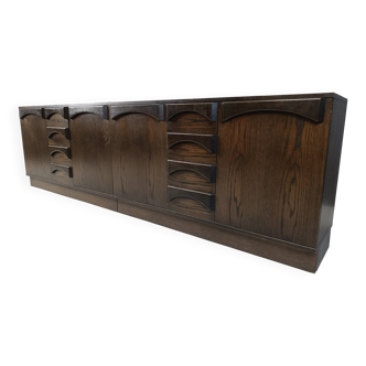 Buffet vintage en bois, années 1970