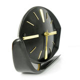 1950s bakelite mantel clock brusel czechoslovakia