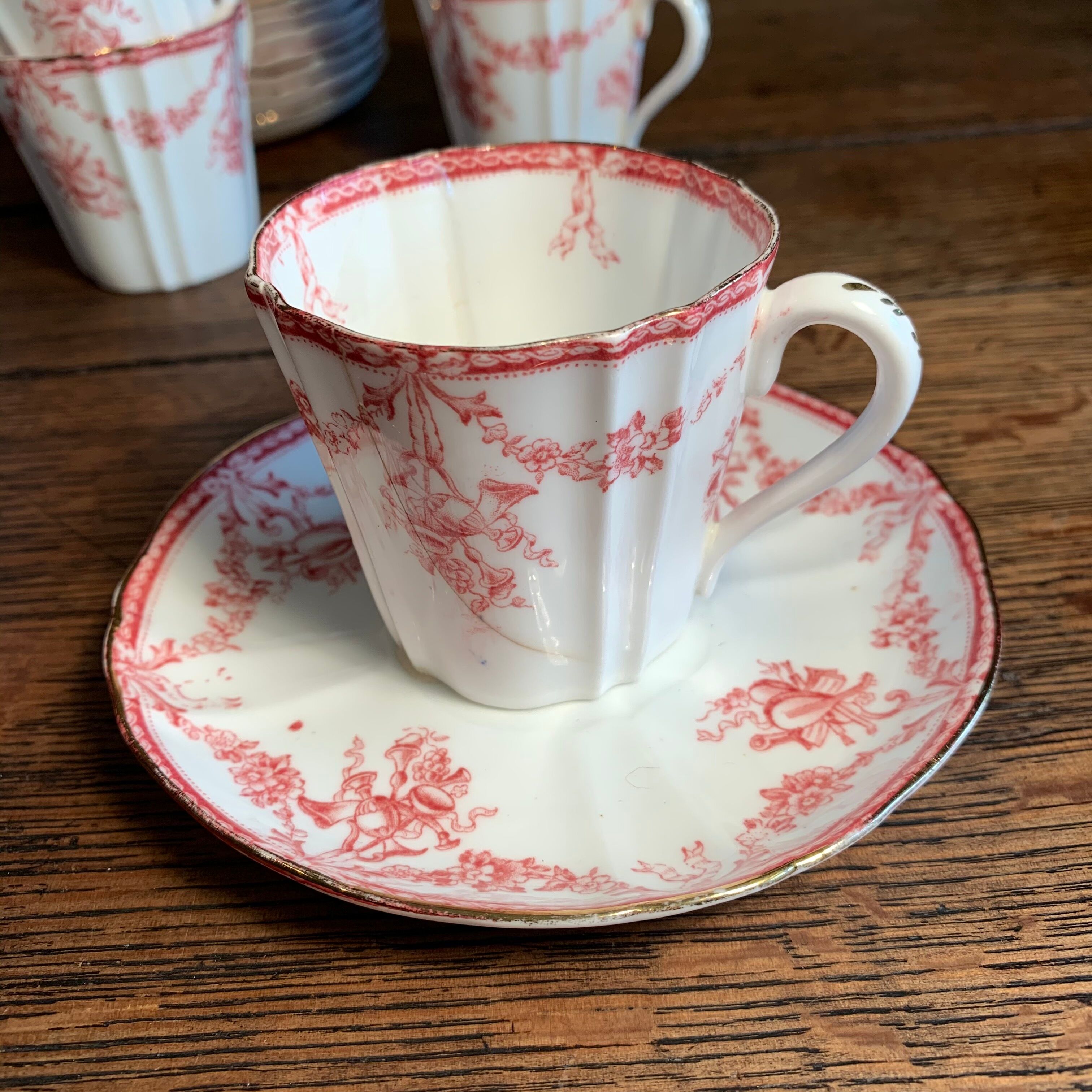 Porcelain mocha service